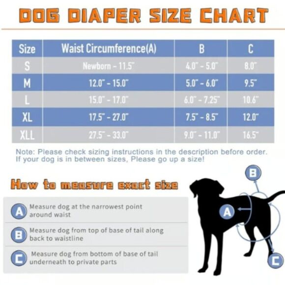 Dog Washable Diapers in floral prints - size M - New - Picture 4 of 5